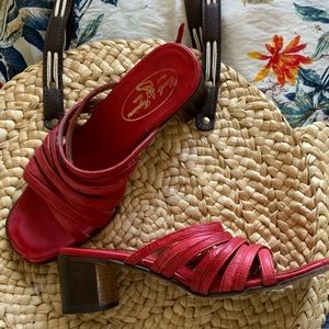 Carlo Fagiani Handmade Italian Mules Size 38